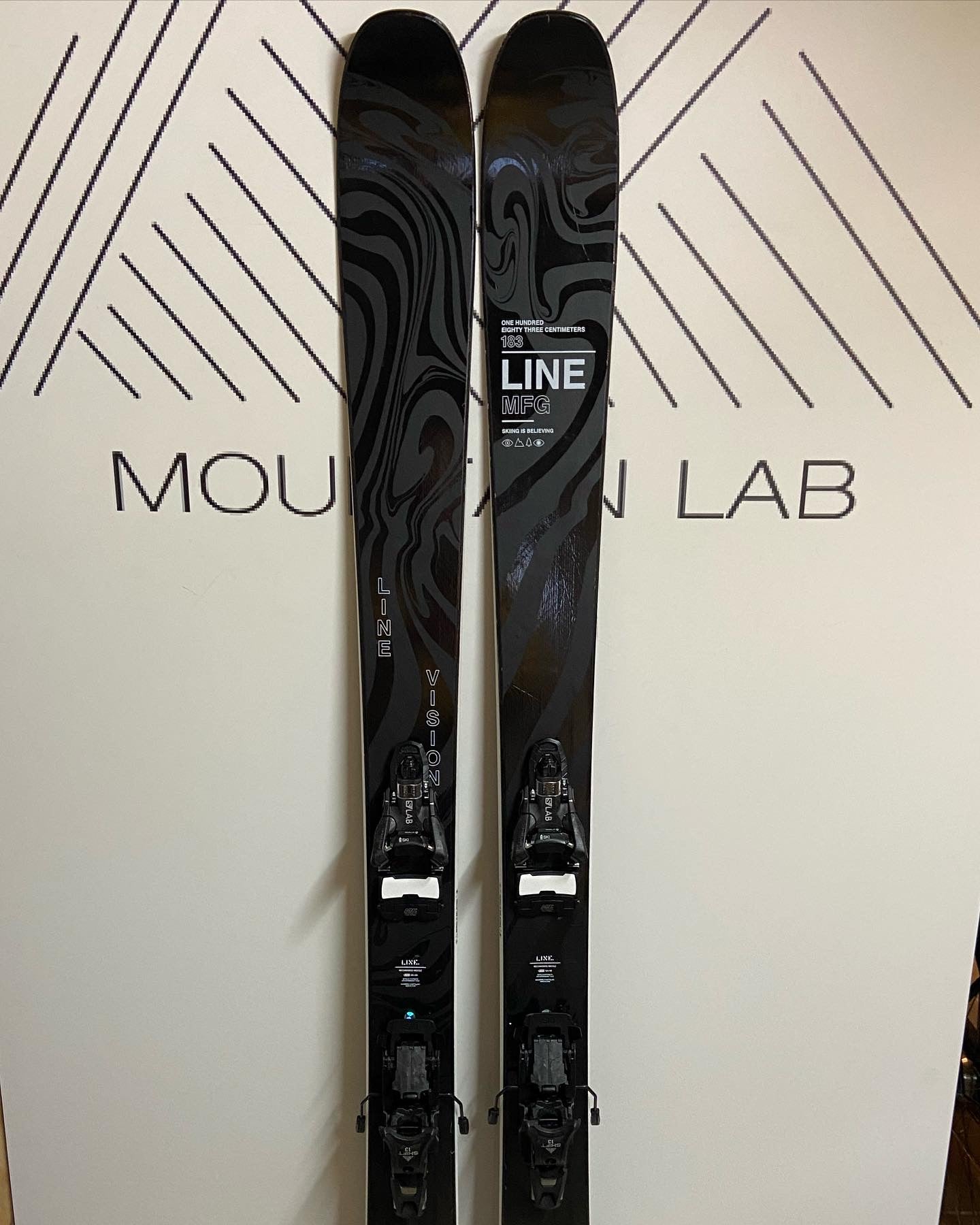 VERHUUR - Line Vision 108 (183cm) + salomon Shift MNC + Contour Hybrid vellen