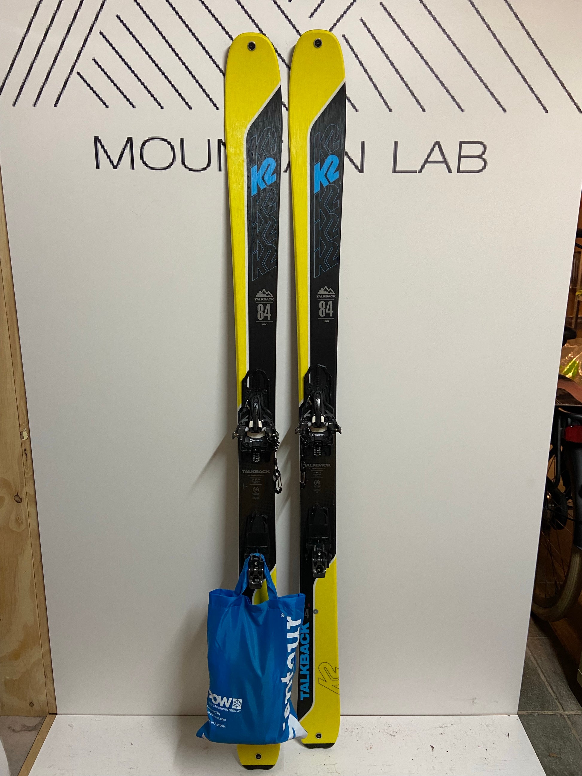 VERHUUR - K2 Talkback 84 (160cm) + Marker Alpinist 8 + Contour Hybrid vellen